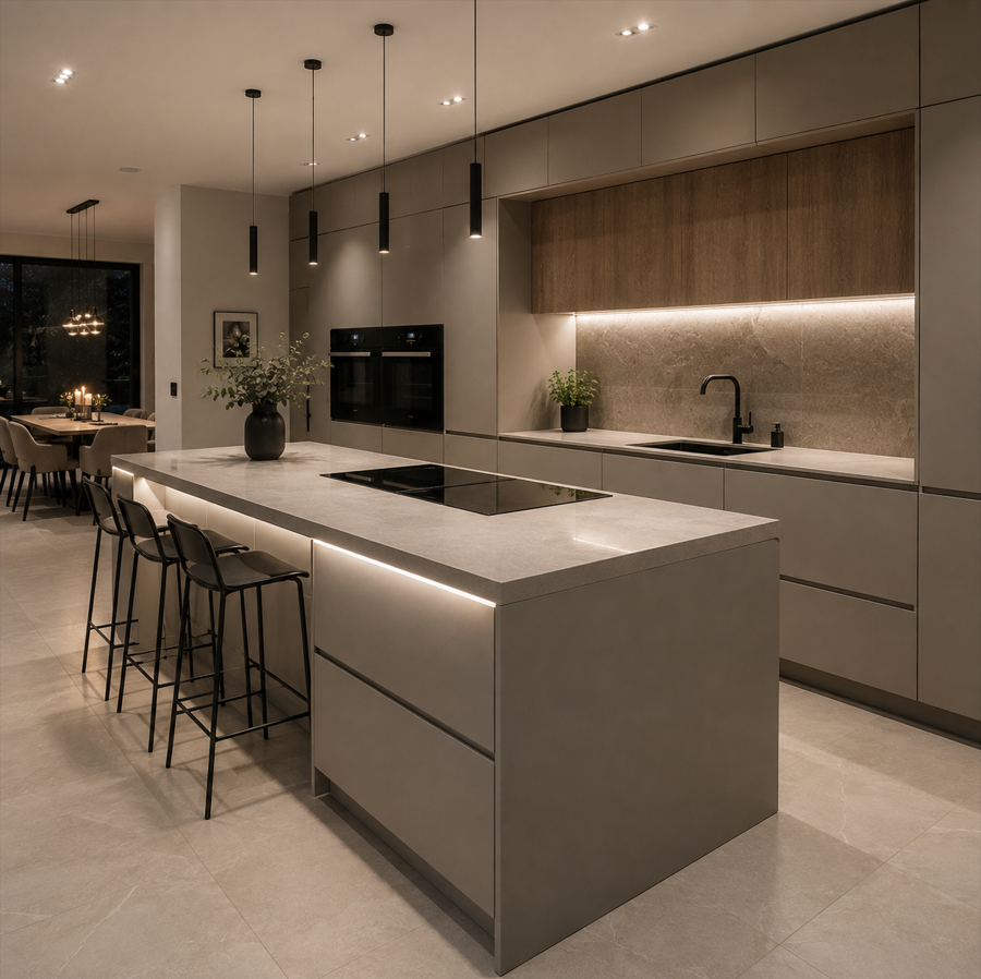 Bespoke kitchen furniture for exceptional private interiors